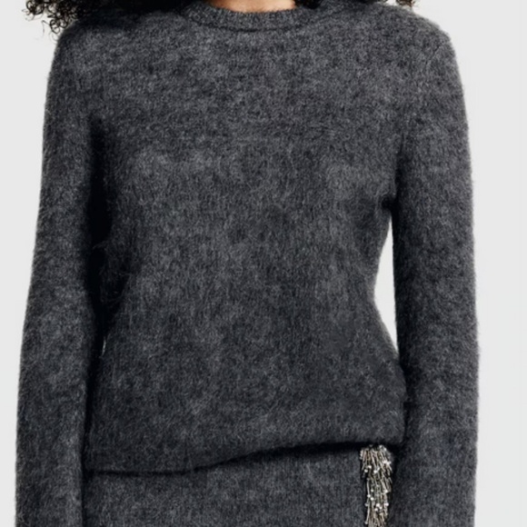 H&M Edition Beaded Detail Dark Grey sweater gone viral — new with tags’ xs - Picture 2 of 9